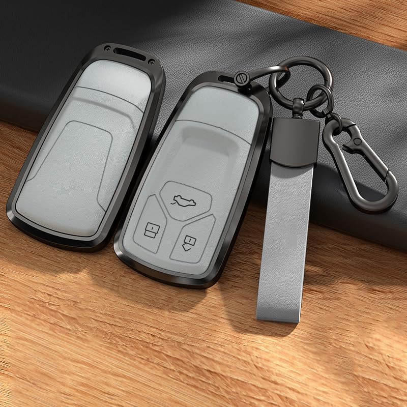 Carcasa de llave de coche para Audi A3L Q5L Q7 repuesto de mando automotriz de 3 botones