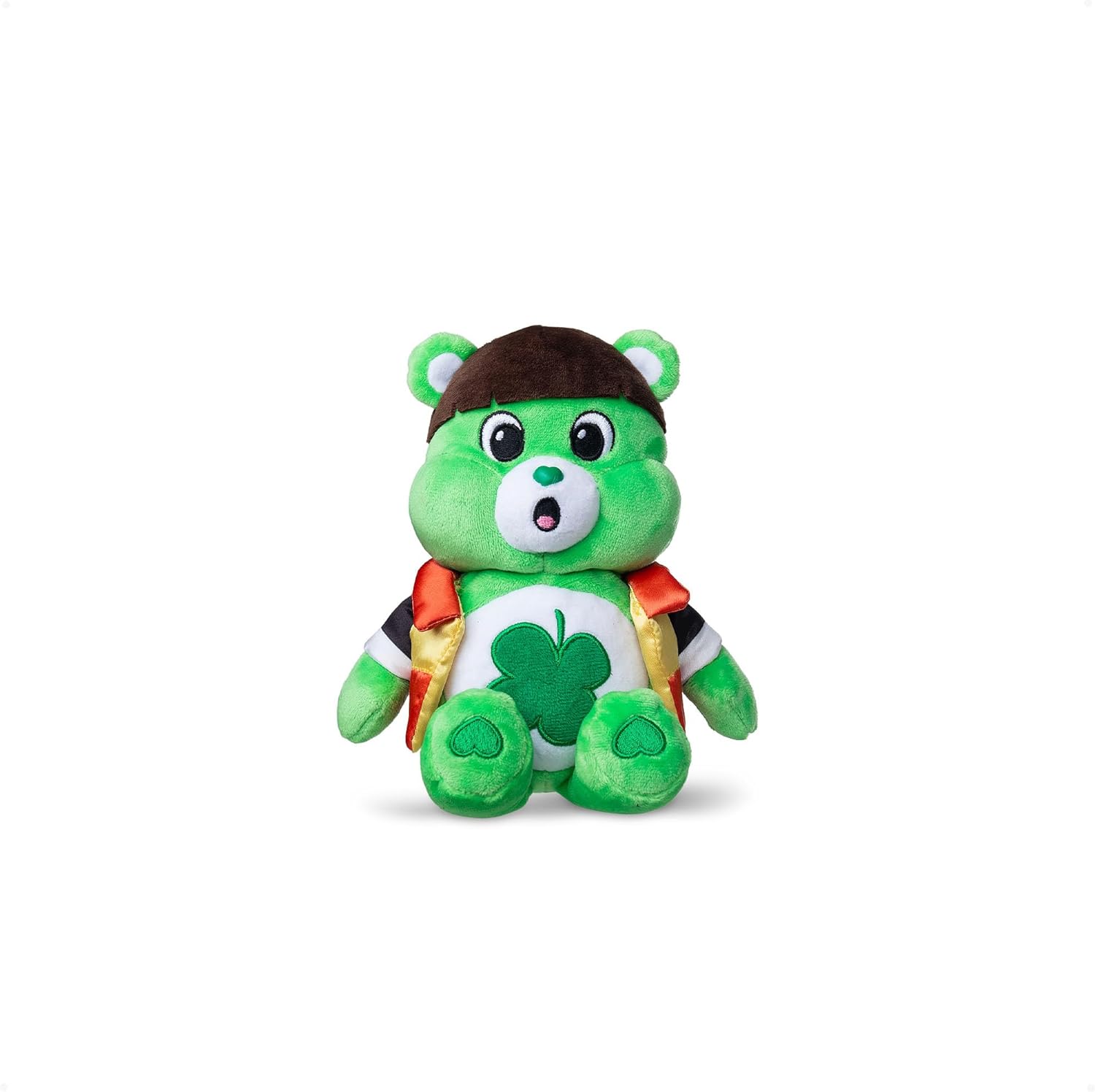 Basic Fun Care Bears x Stranger Things Good Luck Bear as Will – 22 cm Plush – Limited Edition Collectible – Gift for Stranger Things Fans