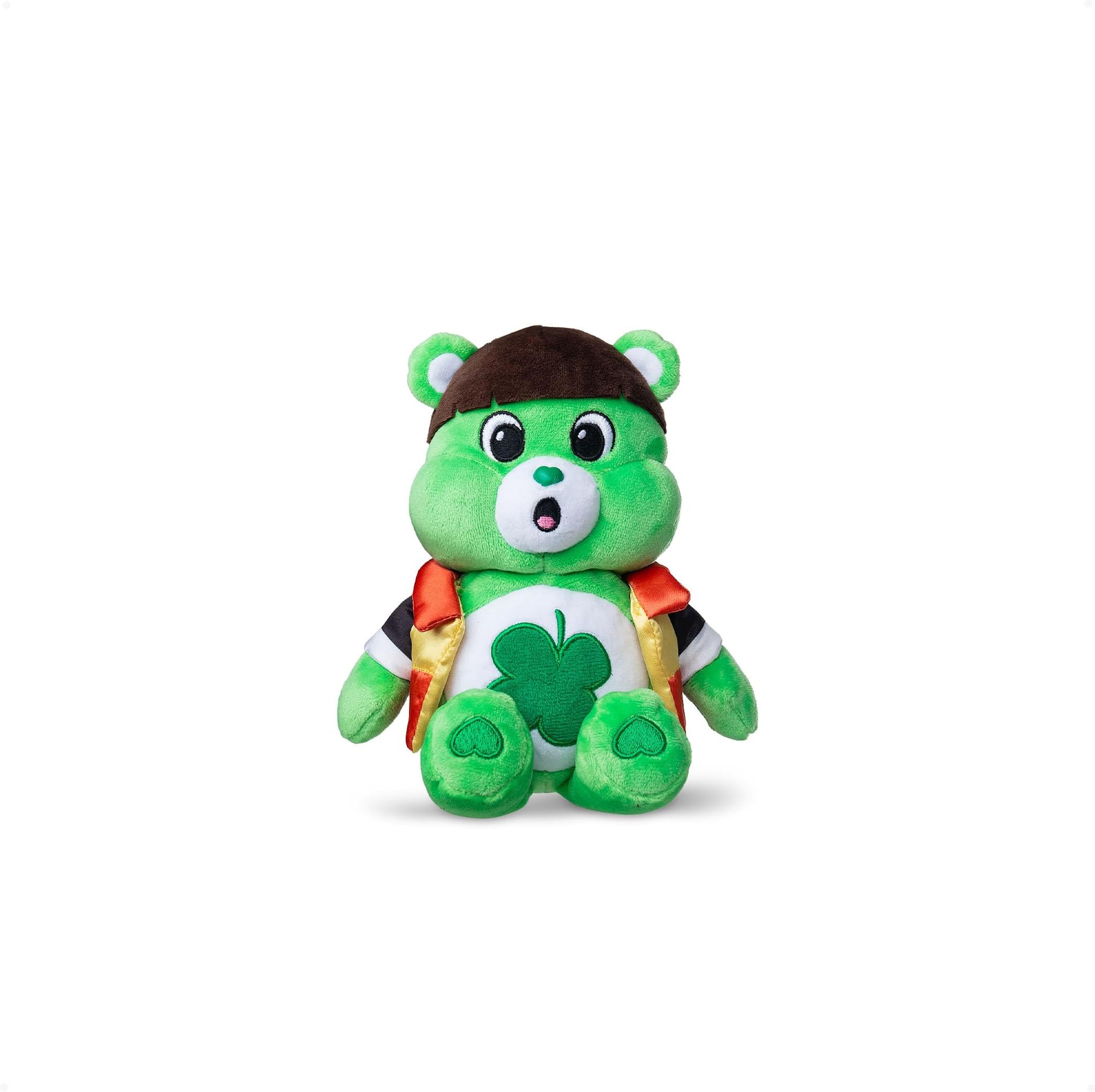 Basic Fun Care Bears x Stranger Things Good Luck Bear als Will - 22 cm Fun Size Plush - Limited Collectible Figure - Gift for Stranger Things Fans