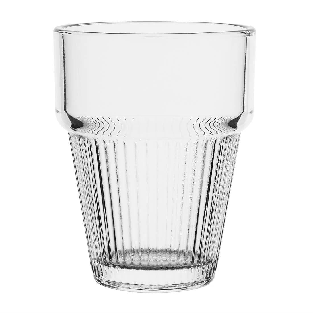 Verres empilables striés Olympia 150ml lot de 6 de table polyvalents