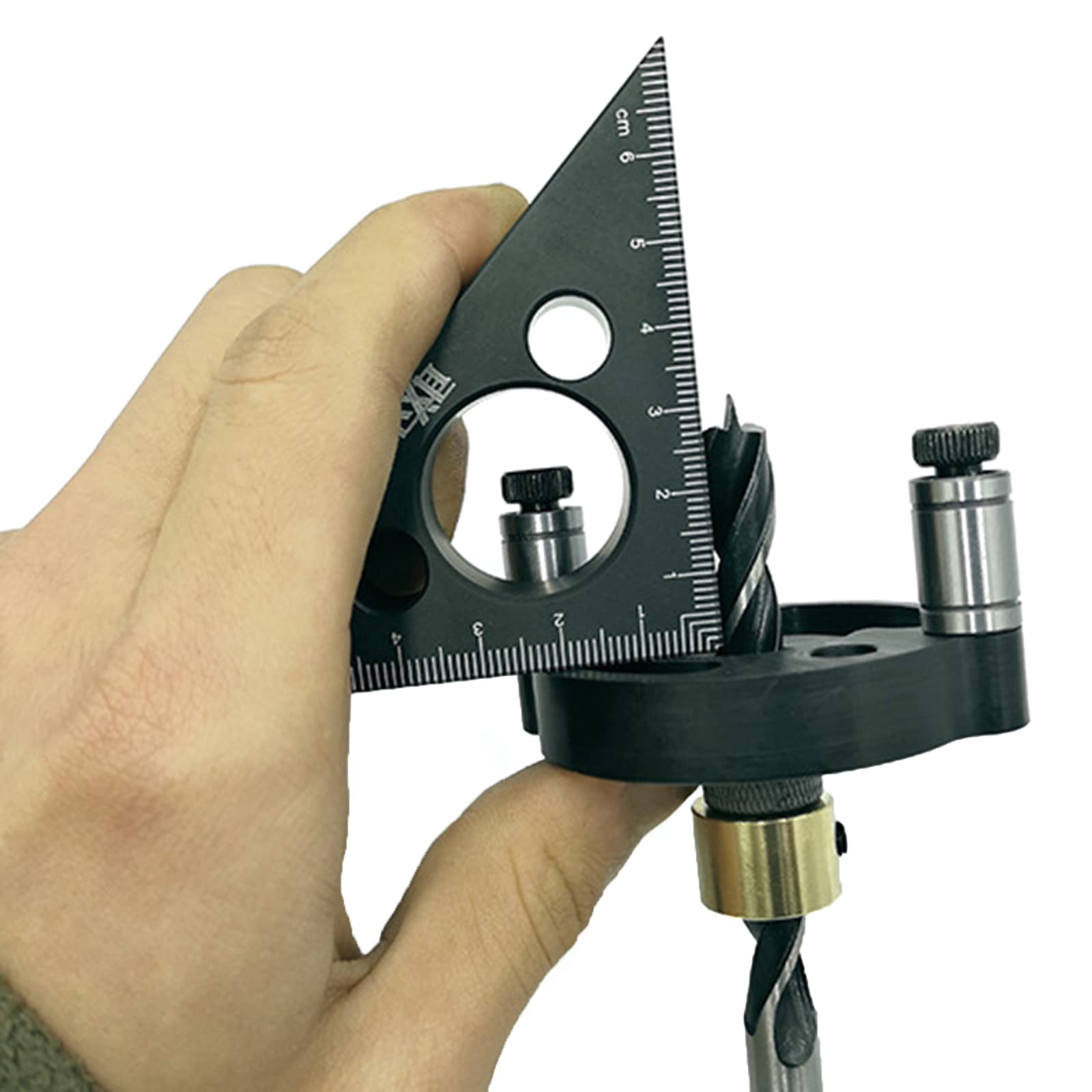 Multifunction For Triangle 90 Degree Finder Aluminum Alloy Metal Gauge Woodworking Tools For Carpentry Woodwork Measurin