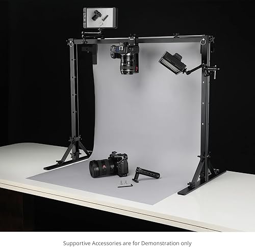 Miniatura 9 de PROAIM Plataforma superior de 3 pies para cámara y luz de estudio. Sistema de aparejo ajustable para fotografía y videografía aérea. Fabricado en