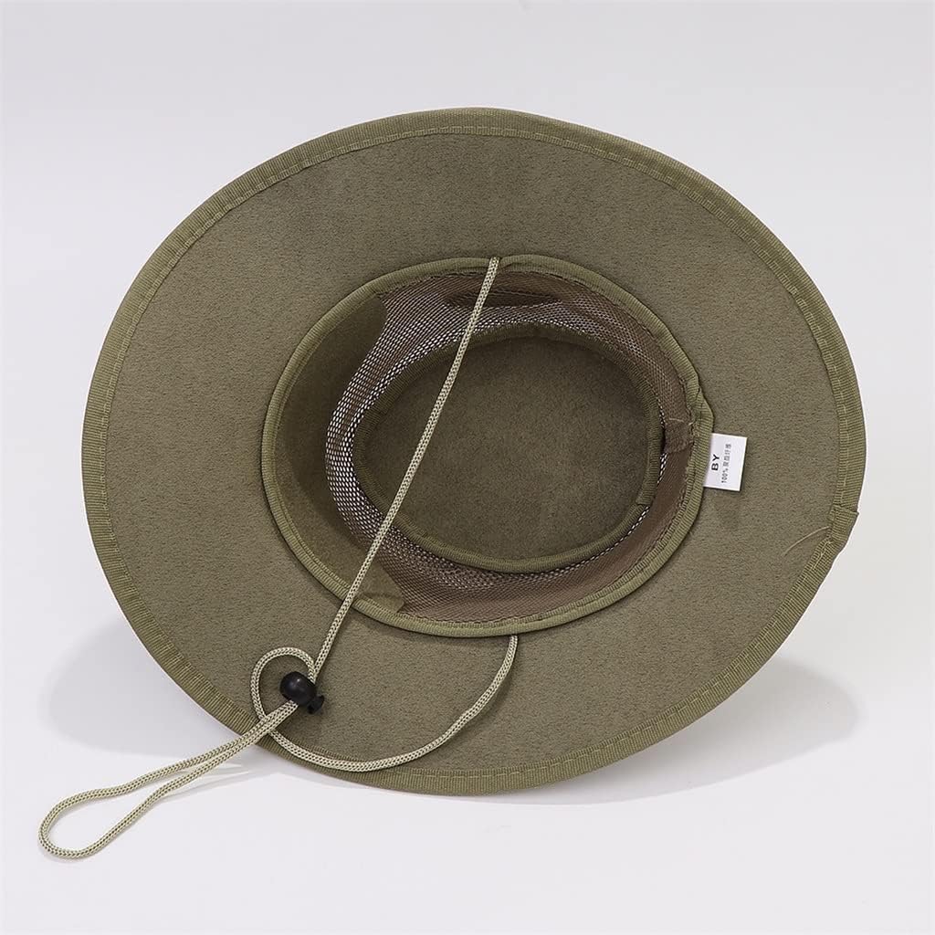Men's Mesh Sunscreen Hat Outdoor Hiking Travel Large Eaves