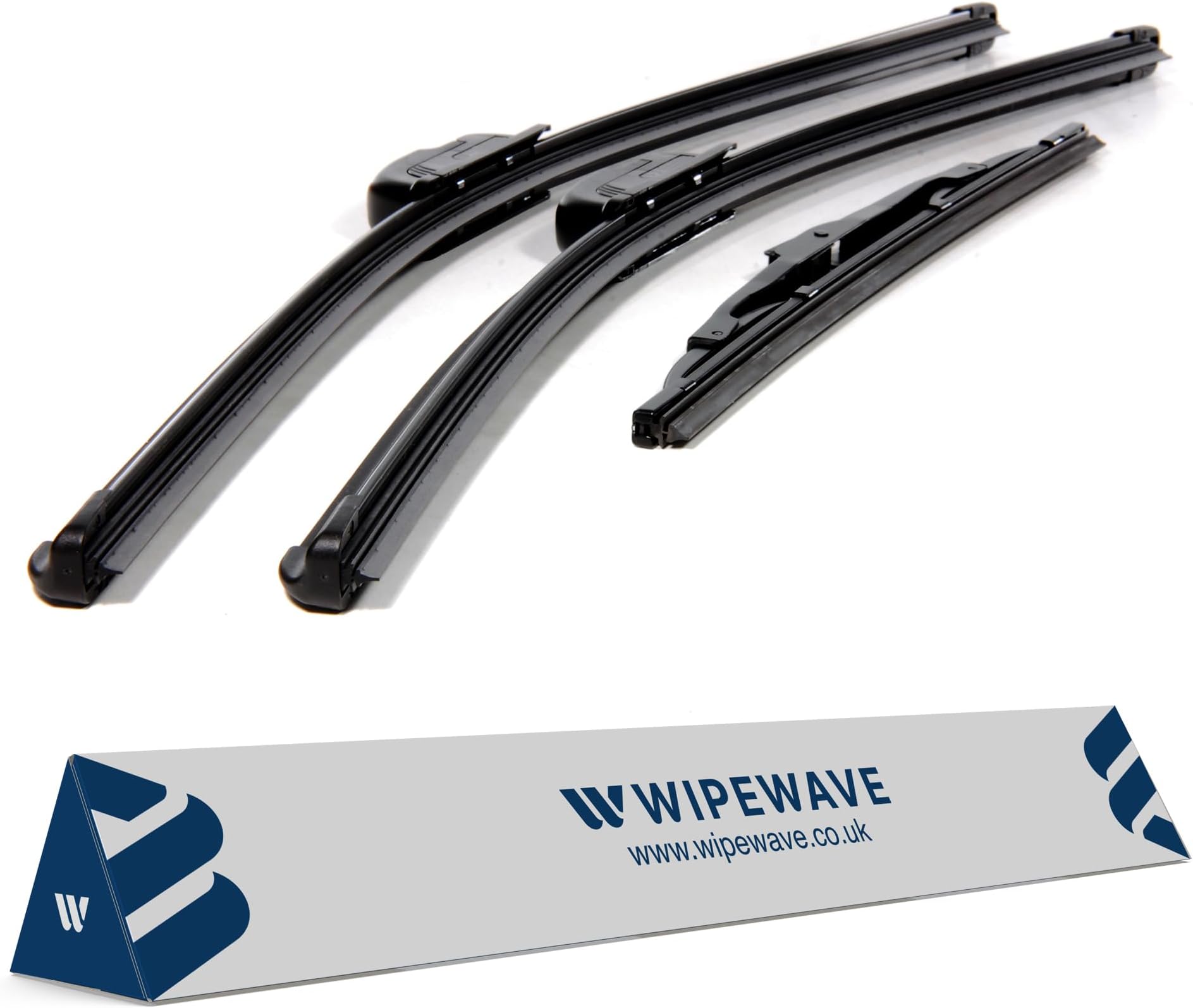 WipeWave Windscreen Wiper Blades for Hyundai Amica 1998-2008 Hatchback, 20" 16" 14" FRONT & REAR U-Hook Enhanced Clarity, Quick Installation, Easy Replacement