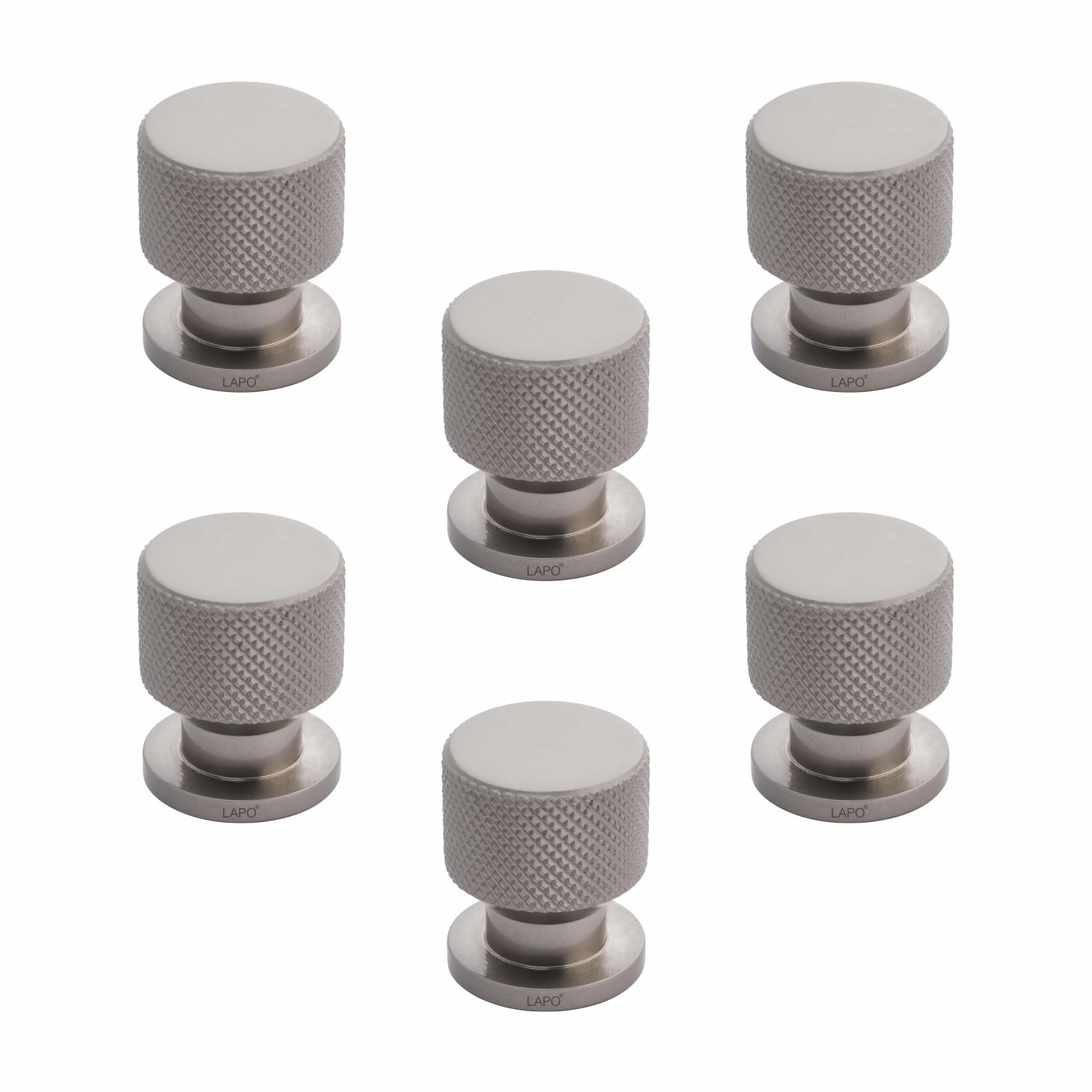 LAPO 6 Pack Aluminum Drawer Knob,Cabinet Knobs, Drawer Pulls - Sleek Matt Finish - Perfect for Home & Office Drawers - Pack of 6, Grey (B0CG32DH8M) Amazon Price History, Amazon Price Tracker
