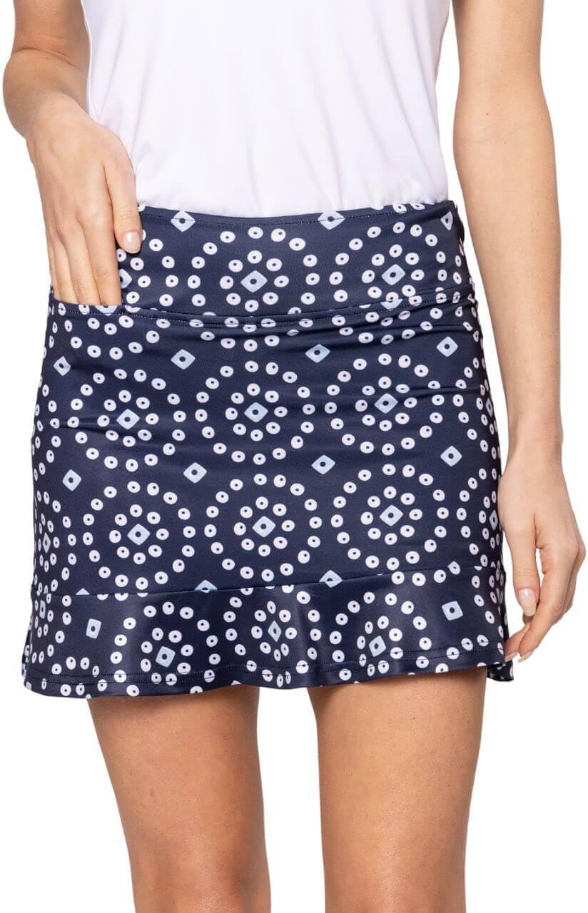 GOLFTINI Women’s Golf Skort 17.5" – Fashionable Performance Skirt with Built-in Shorts