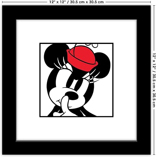 Miniatura 7 de Trends International Gallery Pops Disney Mickey Mouse - Minnie Expressions - Póster de pared secreto, 12 x 12 pulgadas, versión enmarcada en negro