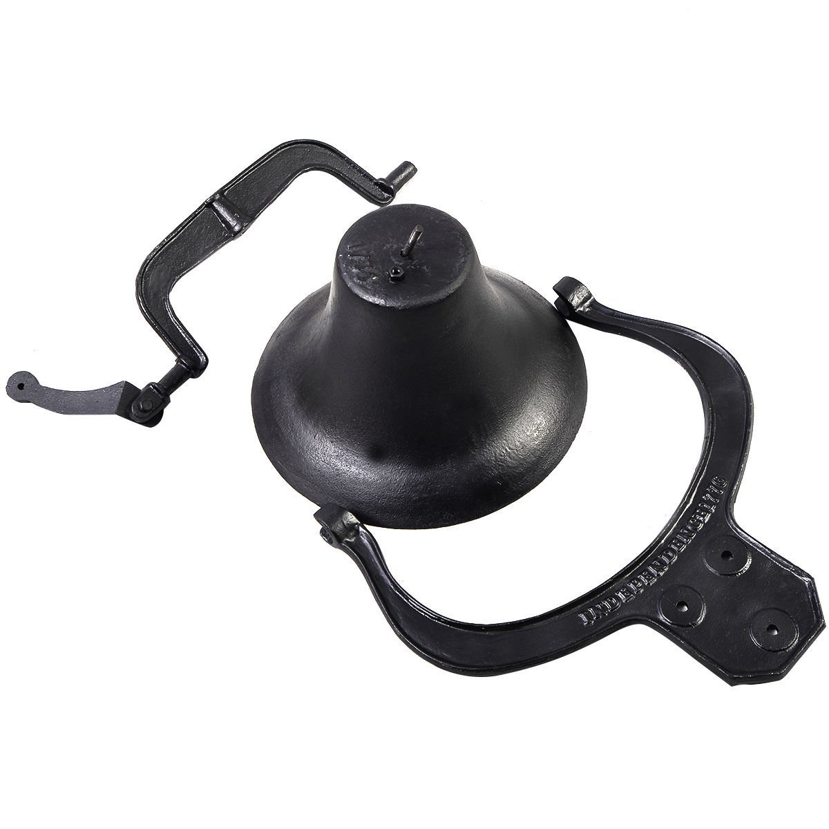 GHP 21x14x23.5 Outdoor Church School Antique Vintage Style Large Cast Iron Dinner Farm Bell product thumbnail 5