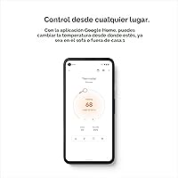 Vista 5 de Termostato Google Nest - Termostato inteligente para el hogar - Termostato programable con Wifi - Niebla