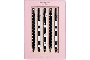 Kate Spade's Designer 5-Piece Pen Set: The Epitome ofStylish Writing