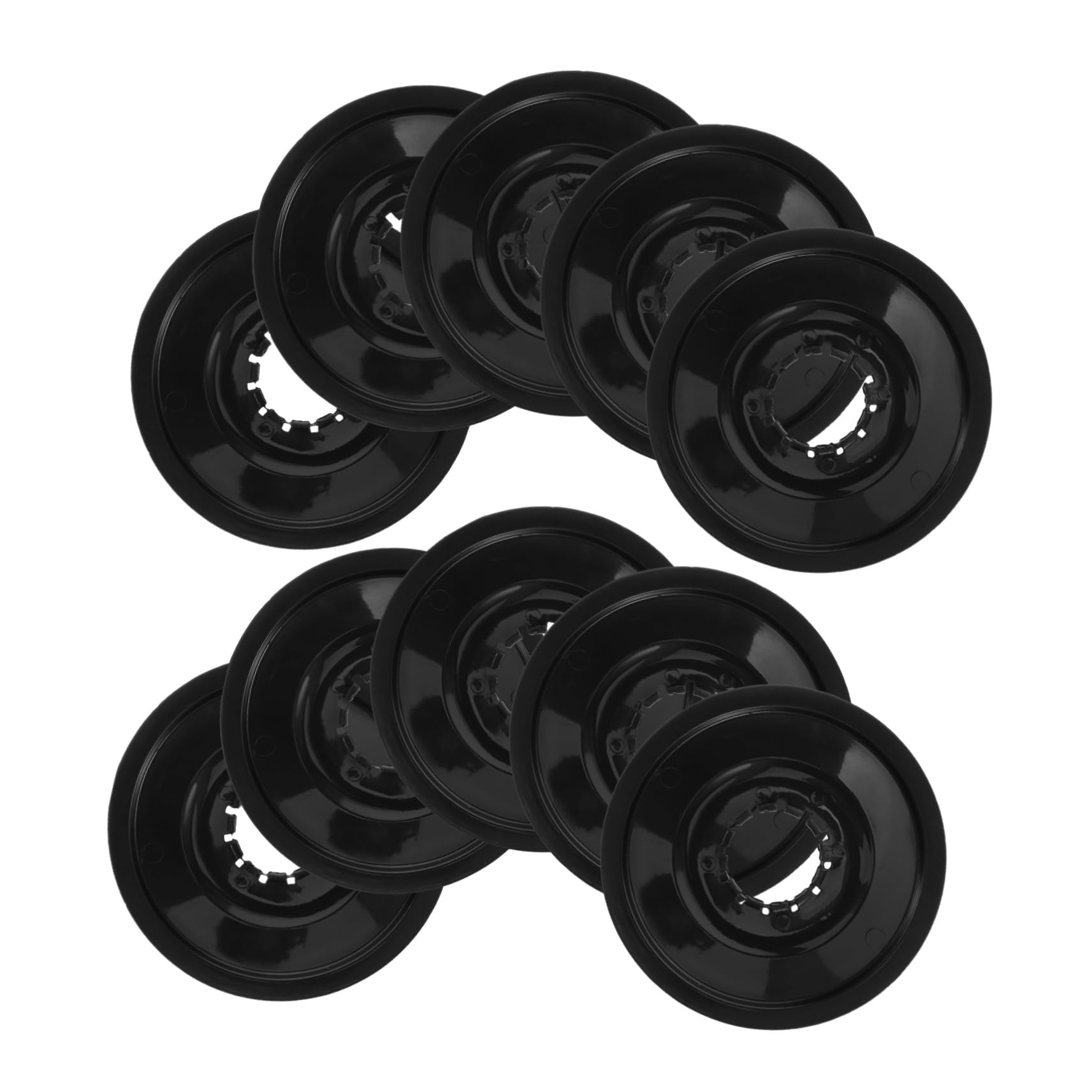 BESTonZON 10Pcs Bicycle Flywheel Guard Durable Black Plastic Spoke Protectors for Mountain and Road Bikes Easy Replacement for Optimal Bike Protection