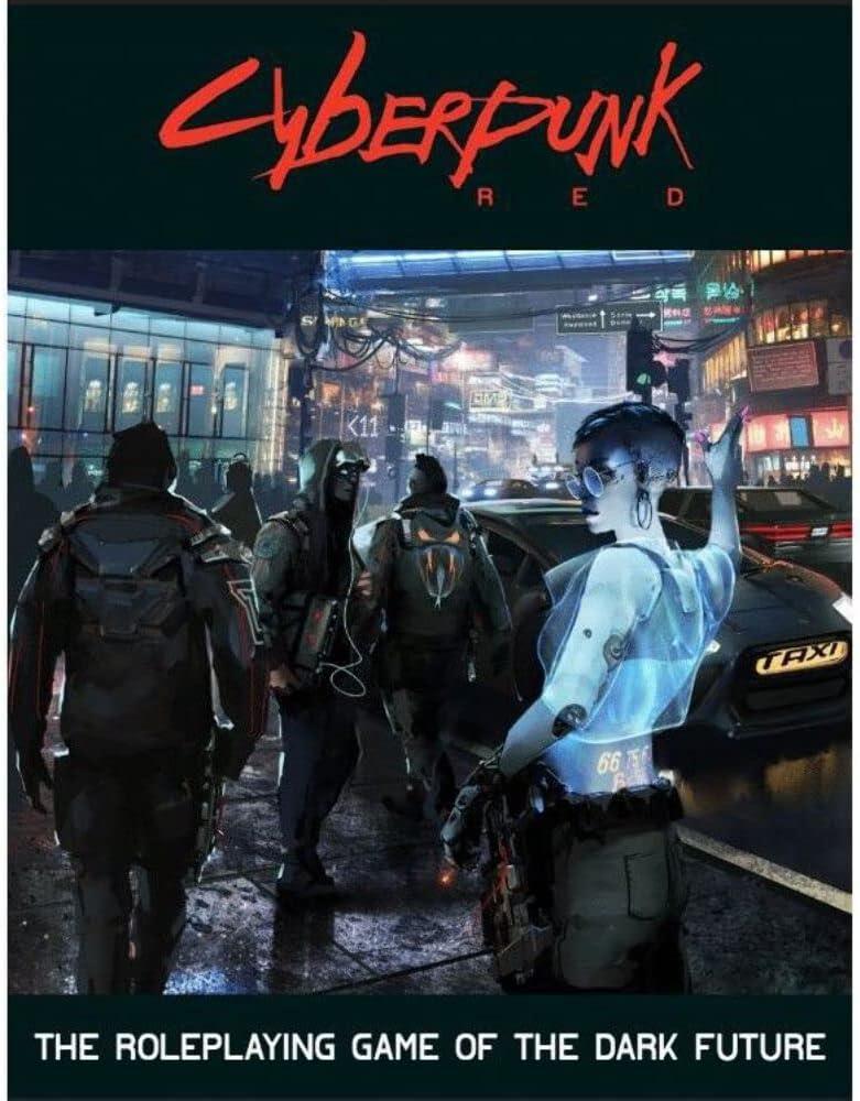R. Talsorian Games | Cyberpunk Red | Roleplaying Game | 4 Players | Ages 14+ | 30 to 60 Minutes Playing Time