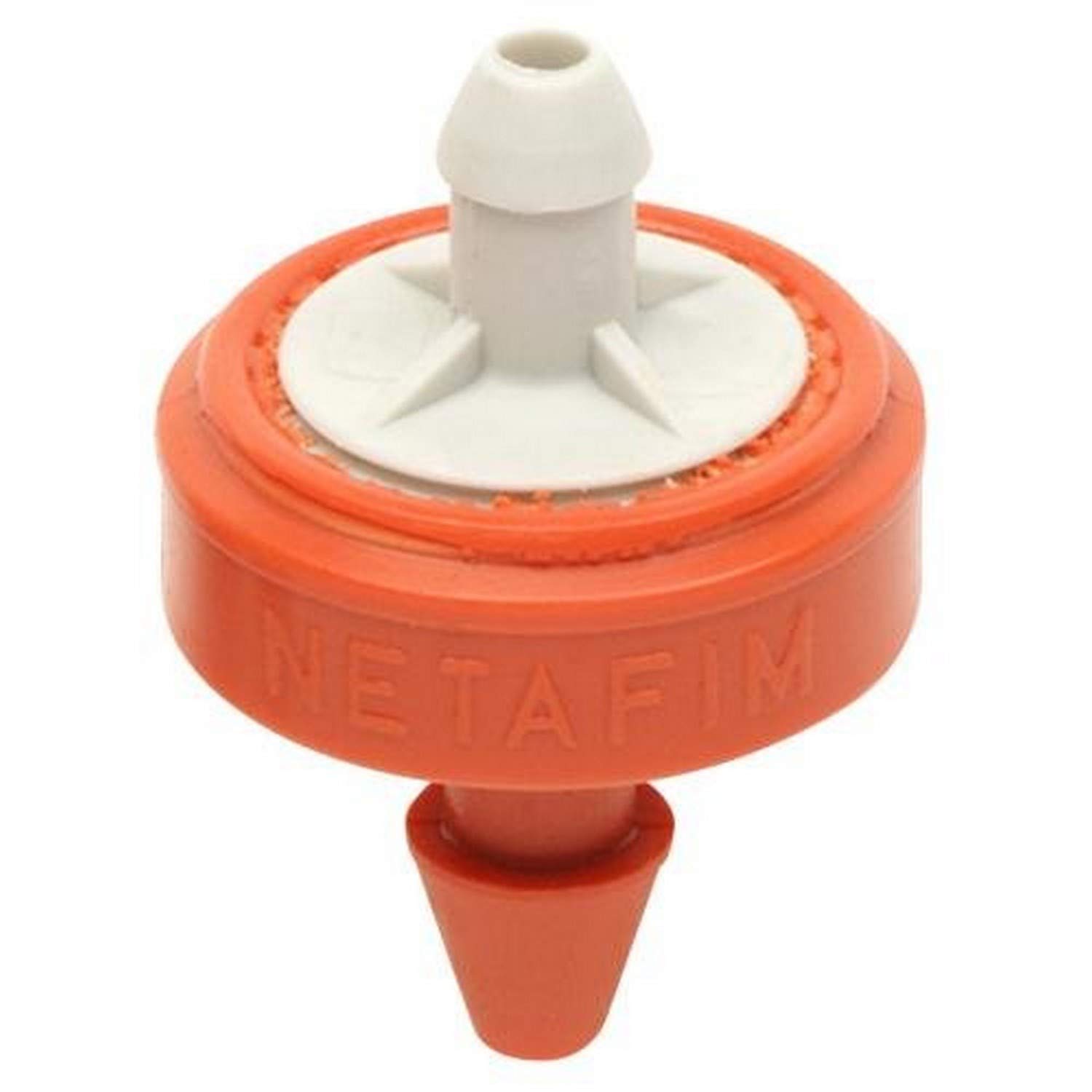 Netafim 6.6 GPH Orange/Grey Woodpecker Pressure Compensating Junior Dripper (25 Pack)