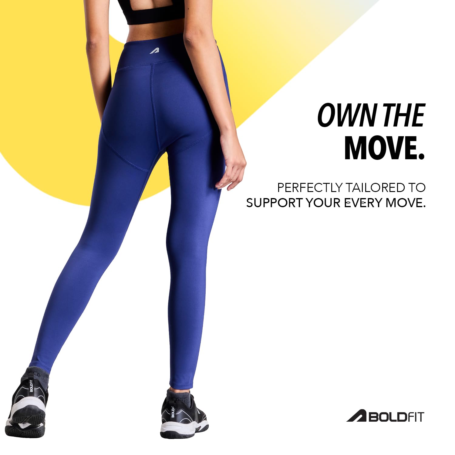 Boldfit Limitless NYLOFLEX Collant a vita alta Pantaloni da palestra da donna per allenamento traspirante collant per donna allenamento Activewear leggings da donna lunghezza alla caviglia pantaloni