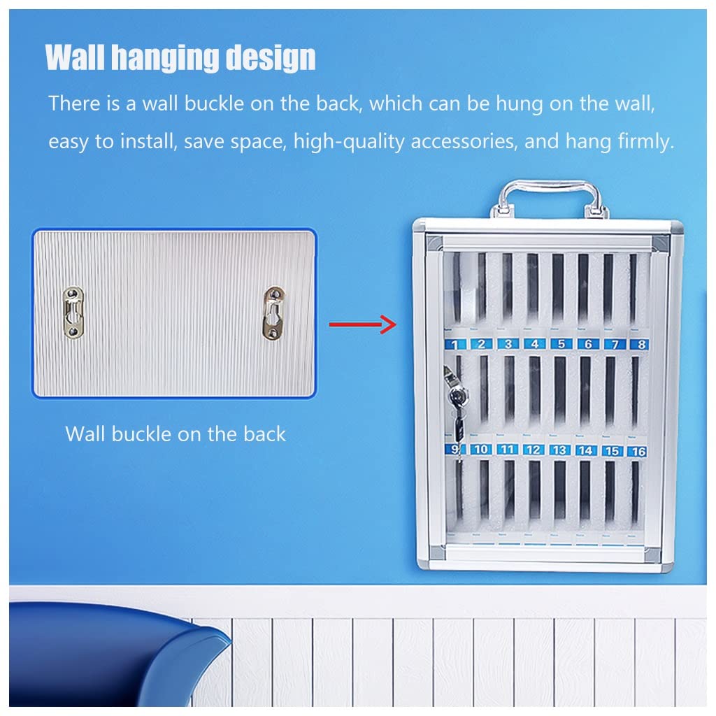 Caja de Almacenamiento para teléfono móvil Soporte acrílico para teléfono móvil Caja de Almacenamiento de Escritorio Armario de Almacenamiento de Pared de Gran Capacidad nizador de a