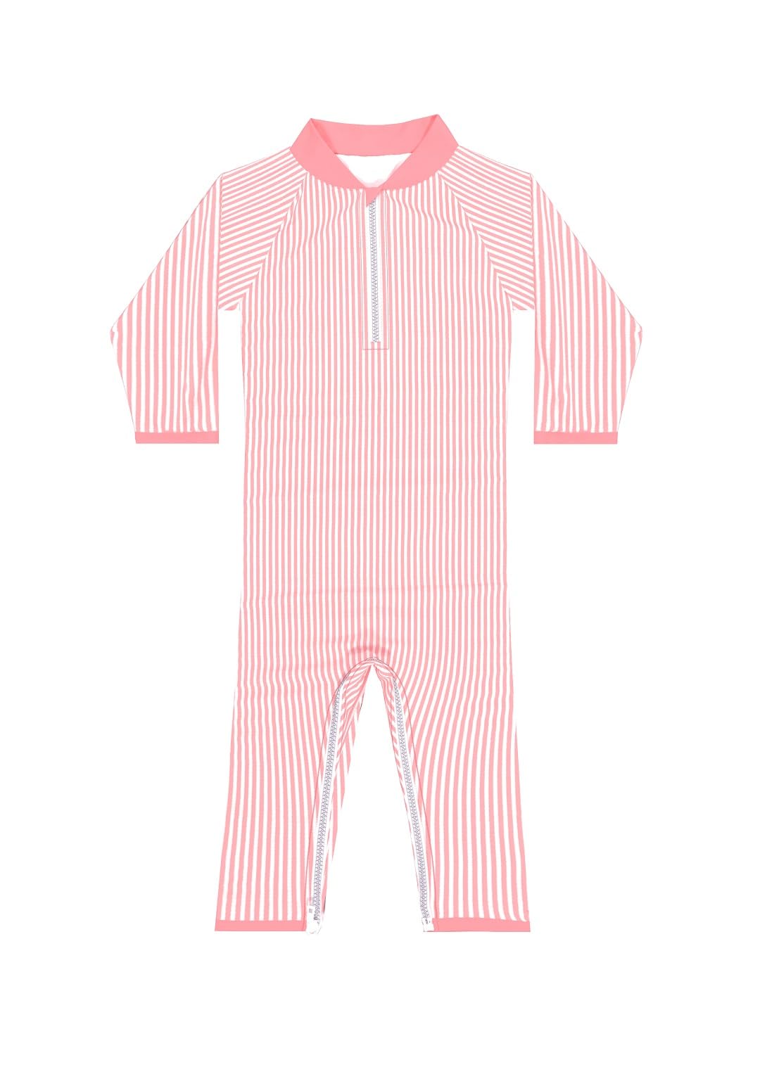 BesserBay Schattige Rash Guard Badpak voor babymeisjes, eendelig, UPF 50 lange mouwen, 0-36 maanden, watermeloen, 24 Maanden