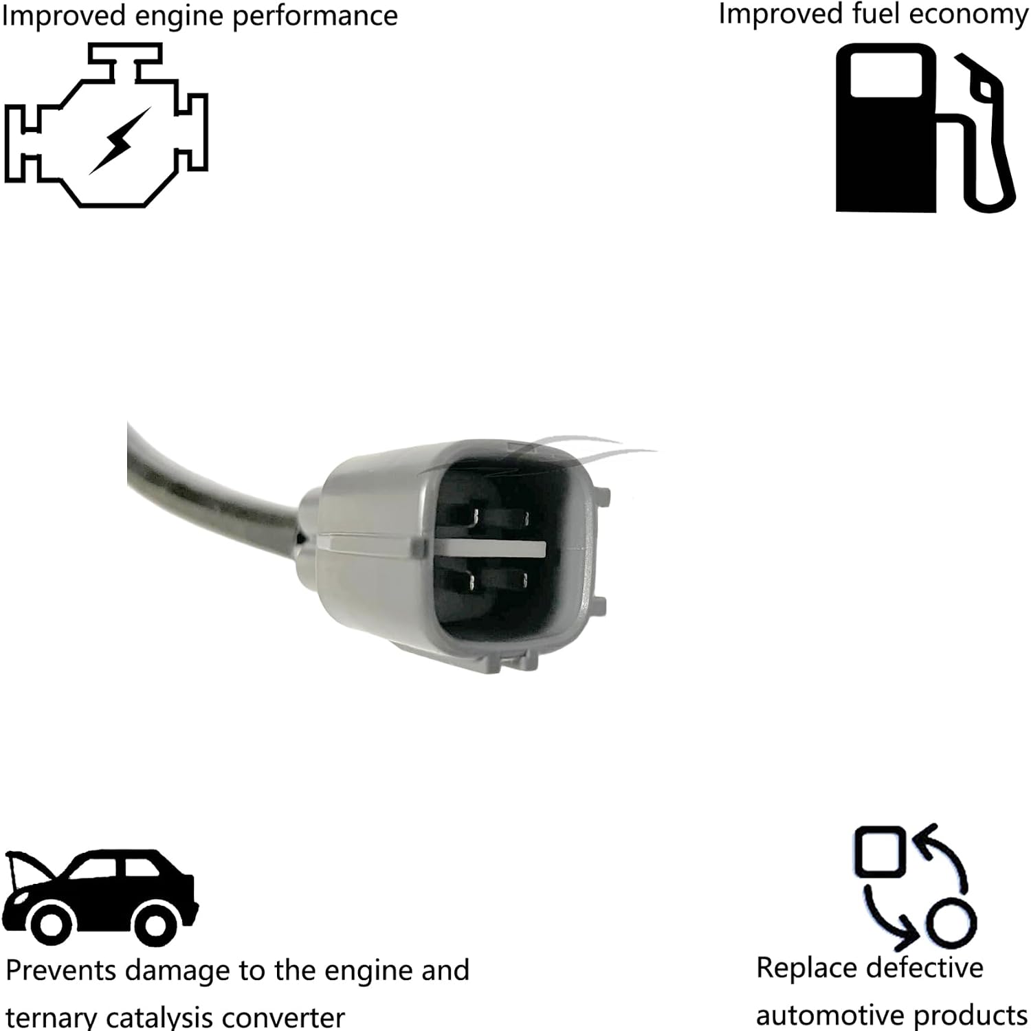 Bank 1 Sensor Compatible With Toyota Camry Higlander Sienna Solara, For Lexus Rx330 Rx350 Es300 Es330 Upstream O2 Sensor