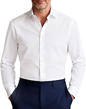 J.VER Mens Long Sleeve Dress Regular Fit Shirts for Casual Work Office Wedding