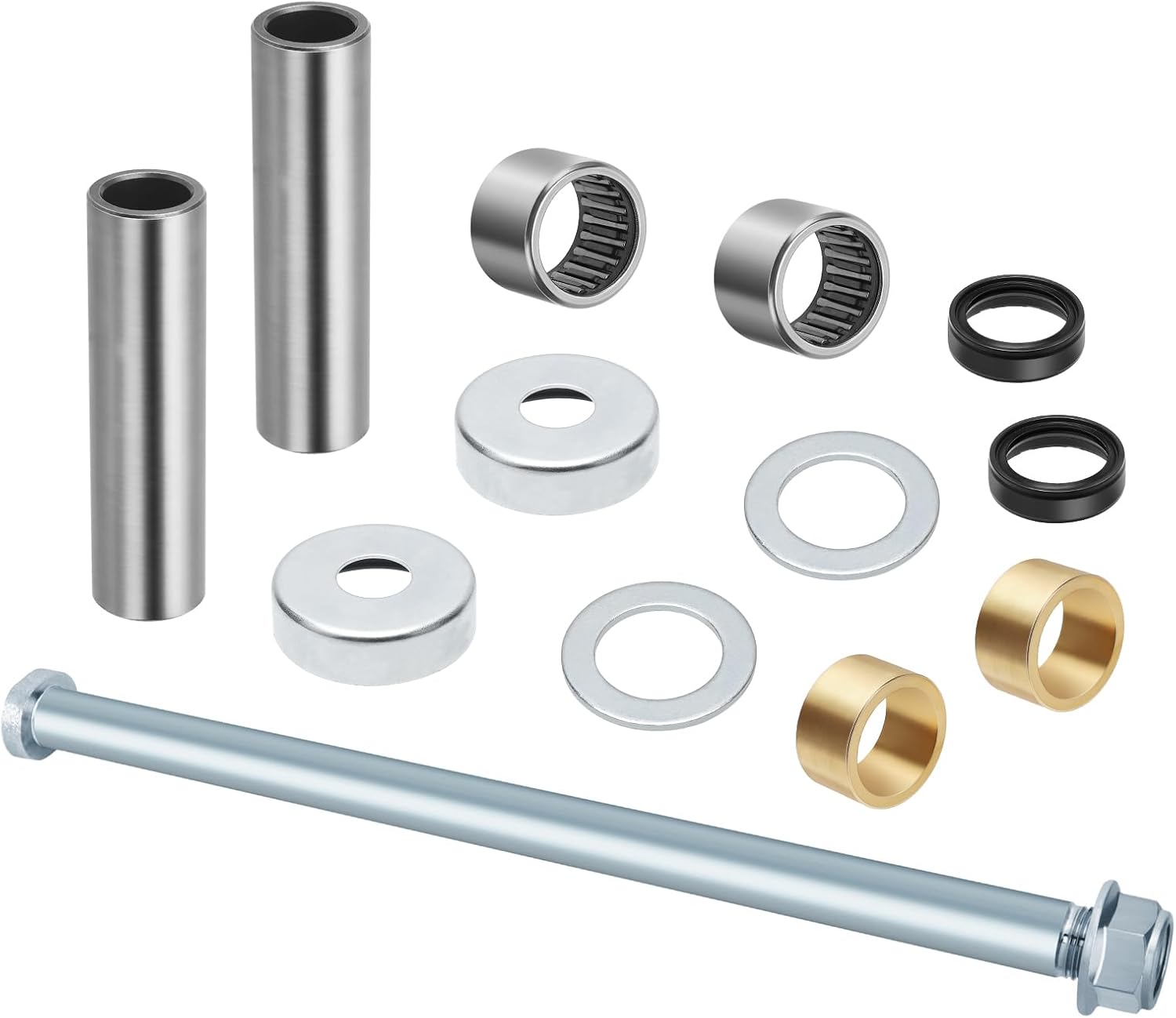 Rear Swingarm Swing Arm Shaft Bearing Seal Bushing Rebuild Repair Kit for Yamaha Raptor 700 700R YFM700R 2006-2024