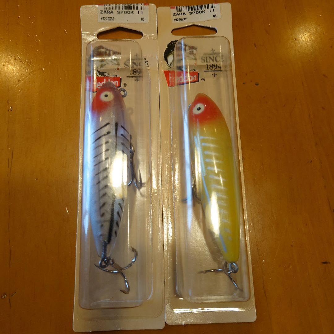 ⑦バス釣りルアー　ヘドン　ザラⅡ　セット Amazon.co.jp: ヘドン ザラ2 XRS XRY ボーンカラー 2個セット