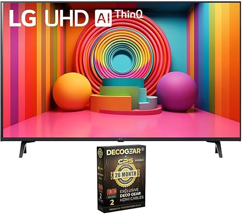 LG 43UT7590PUA 43 pulgadas UT75 Series LED Smart TV 4K (modelo 2024) Paquete con paquete de protección mejorada CPS de 2 años