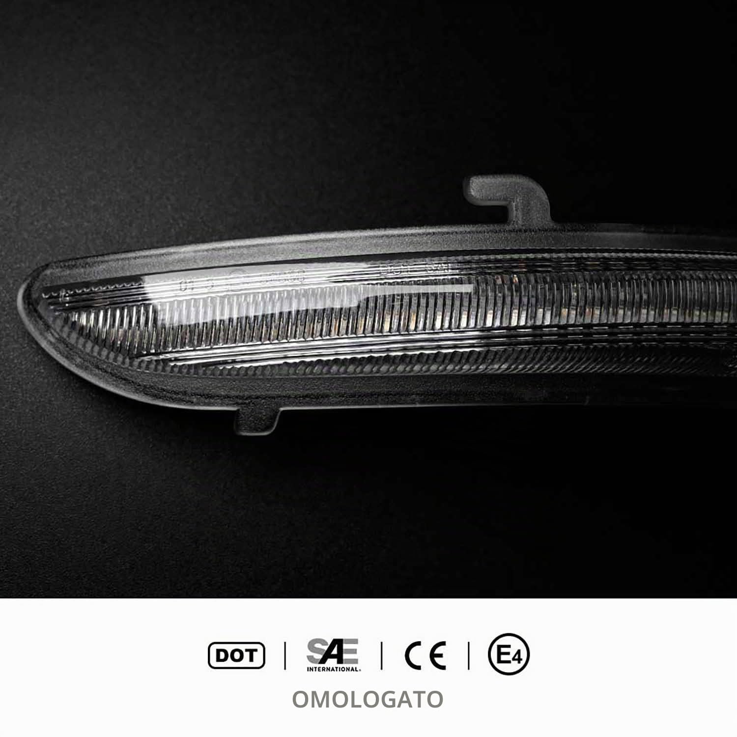 Lampeggiante laterale LED dinamico sinistro + destro per Peugeot 208 MK1 I 2008 MK1 I Citroen C3 MK3 III C4 Cactus Opel Corsa F