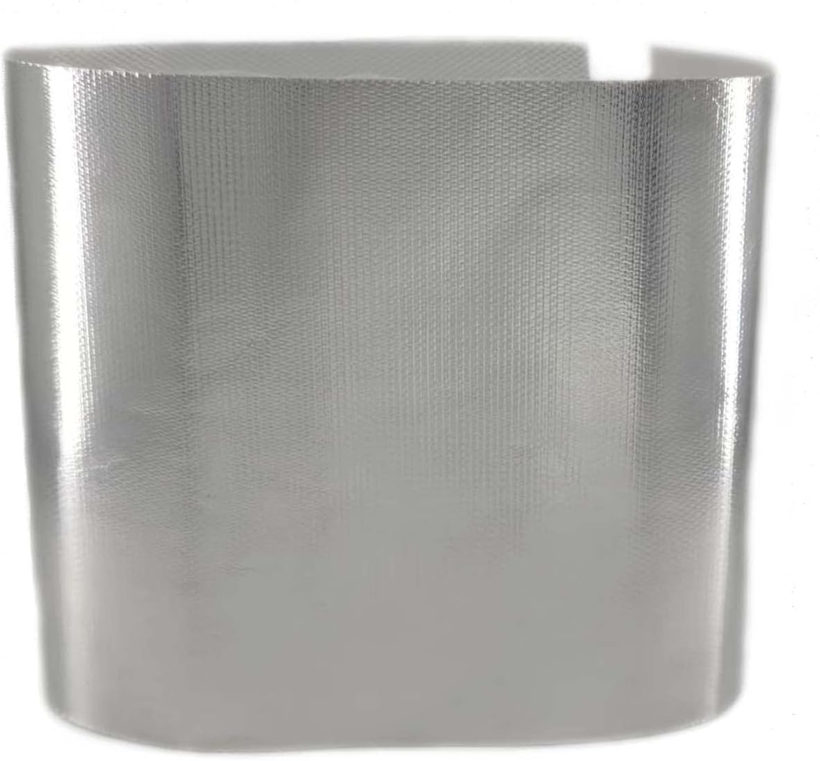 Xinhan Aluminum and fiberglasss Starter heat shield 5.5 x 17in Wrap Kit W/2 Stainless Steel Zip Ties (5.5 in x 17 in)