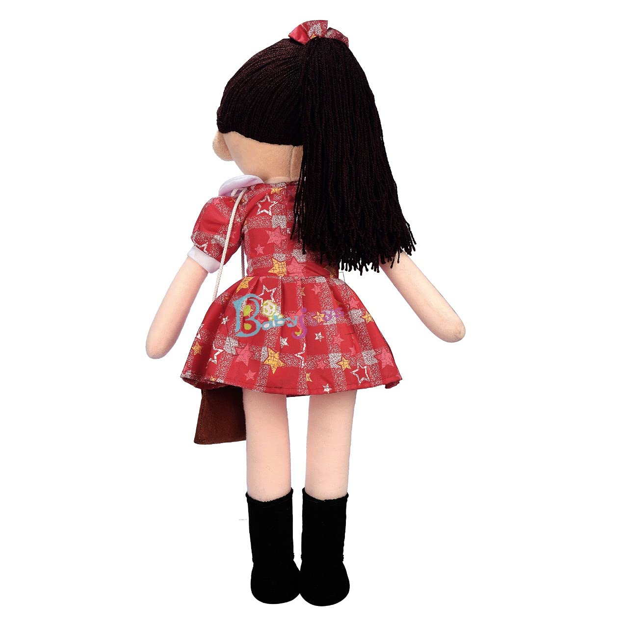Babyjoys Stuffed Cuddly Soft Toy/Plush Doll for Girls Red-55 cm 3