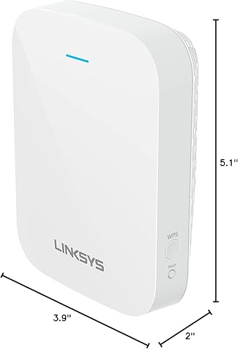 Miniatura 9 de Linksys Extensor WiFi, amplificador de alcance WiFi 6, amplificador de doble banda, repetidor de Internet, cobertura de 2000 pies cuadrados,
