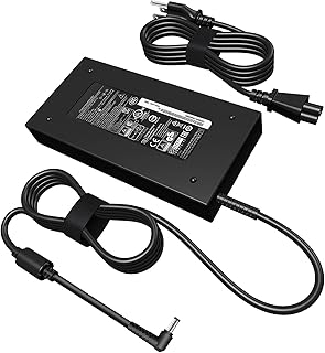 180W Laptop Charger Power 9.23A 19.5V AC Adapter for MSI Delta: GS60 GS63 GS65 GS70 GT60 GT70 GF63 GV62 GL62 GE72VR GE62VR GS73VR GS63VR GL62M GP72 Apache Pro GE60 GE62 GT60 GS70 Power Supply