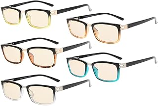 Eyekepper 5-Pack Anti UV Computer Reading Glasses Anti Glare Computer Readers (One for each color,+1.75)