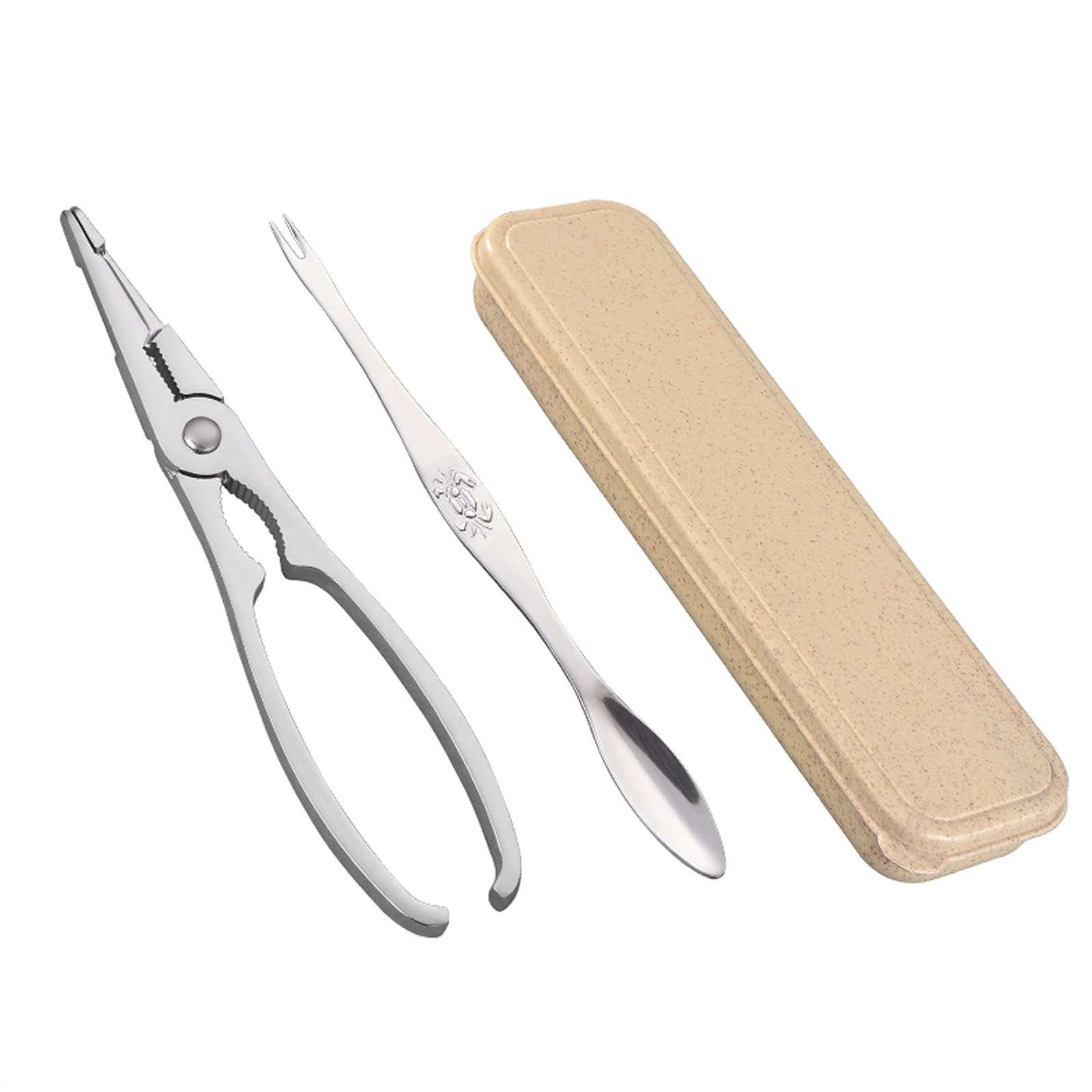 Set 8 Pezzi Utensili Per Frutti Di Mare - Forbici, Martello E Pinze Per Granchi E Aragoste - Foto 6