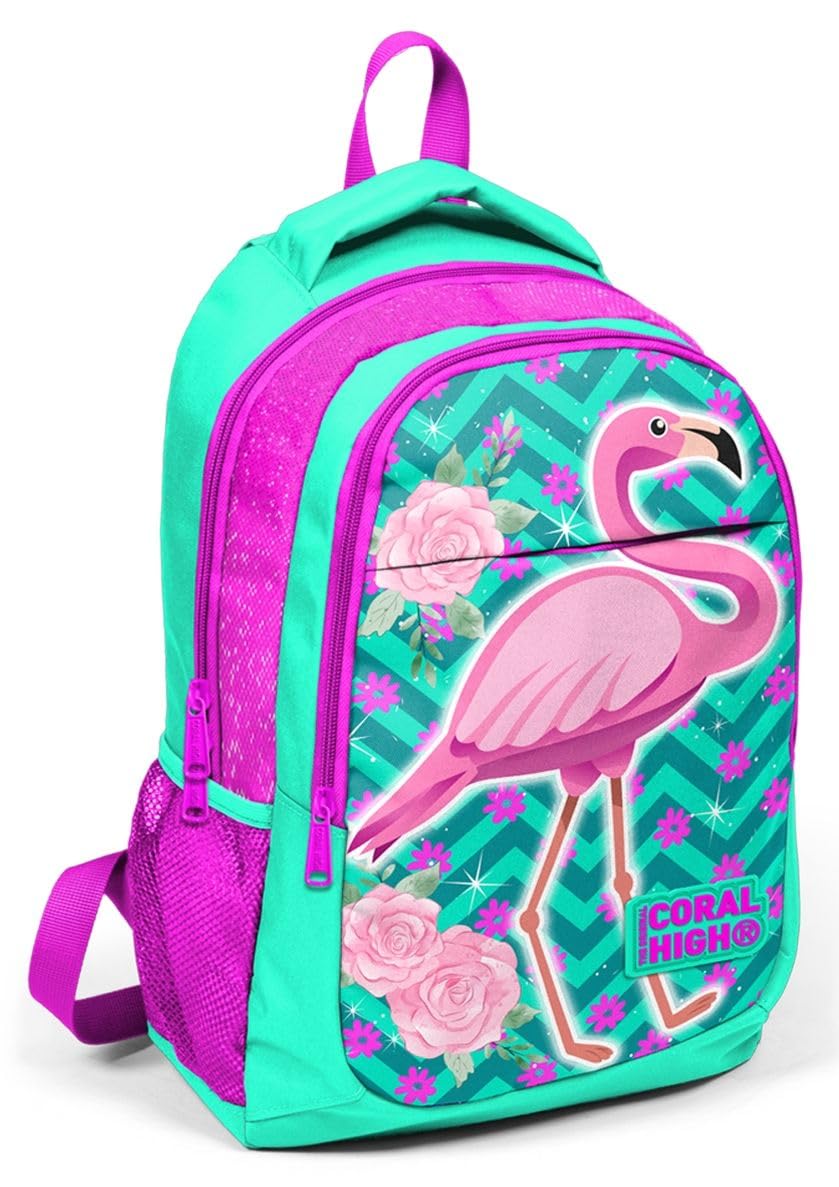 Coral High Renkli Flamingo Sırt Çanta 14382