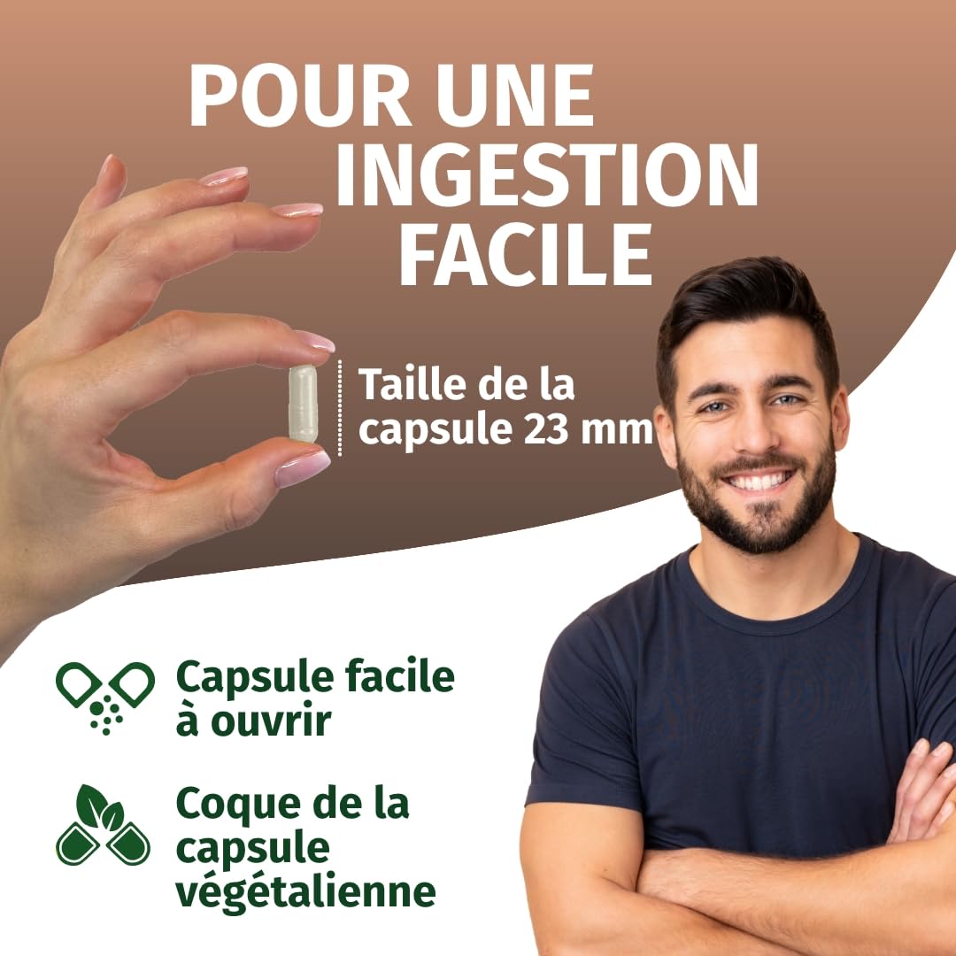 Glucomannane Gélules VEGAN – 4000 mg glucomannane par dose journalière – Extrait de konjac (4200 mg) – 270 gélules pour 45 jours – Sans additifs – Green Naturals®