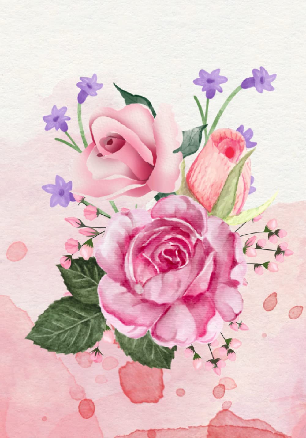 Password Tracker For Seniors (Pink Rose) Personal Address and