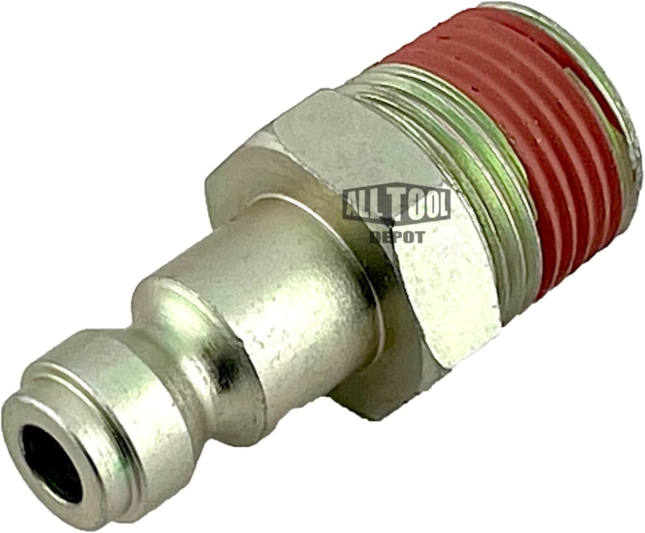All Tool Depot UNIVERSAL TYPE Quick Connect 1/4" NPT Coupler x 3/8" NPT Male Thread Plug (2 Pack)
