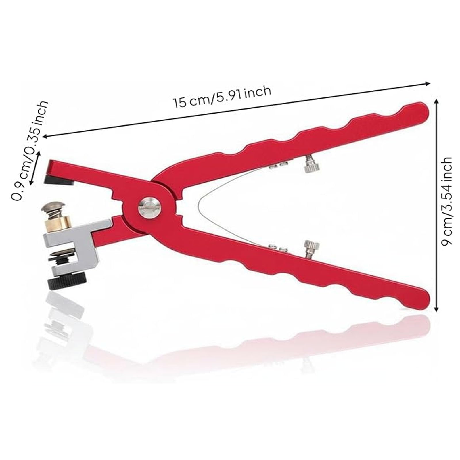 Alicates de corte de correa de reloj, herramienta de corte de correa de reloj ajustable, alicates de extracción de eslabones de reloj de aleación de aluminio para correas de reloj de silicona