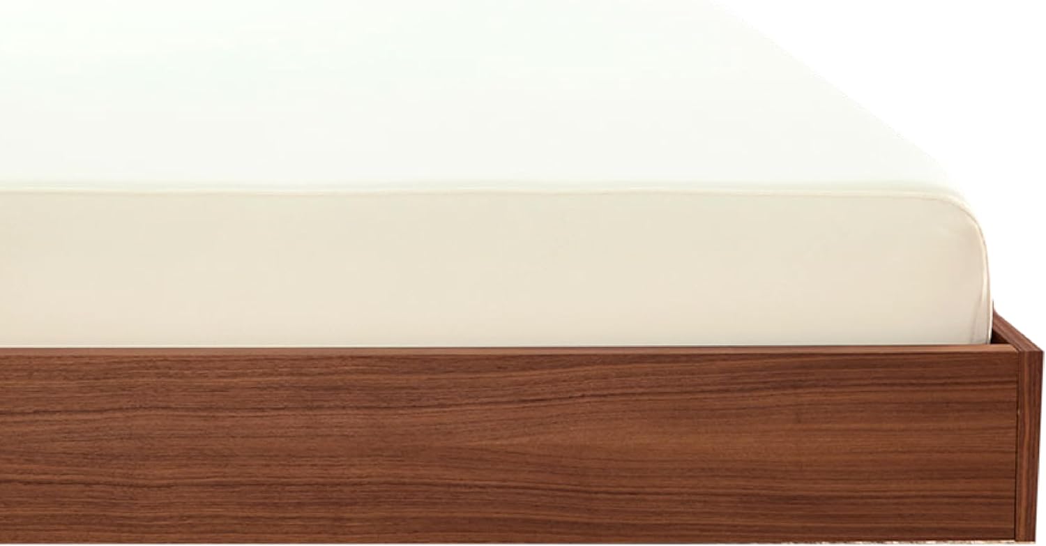 SHEEX Original Performance Cooling Fitted Sheet, 1 Ultra-Soft Fitted Sheet, Deep Pocket Design Fits Mattresses up to 18 Inches, Queen, Bright White