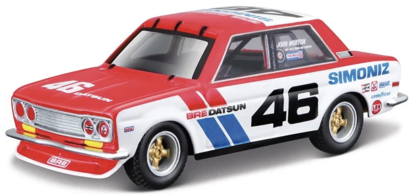 Bburago - 1/43 Scale Model BRE Compatible with Datsun Replica Miniature Model 510 1971 Racing Car Miniature Collectible Limited Edition Premium Series with Acrylic Box & Base Tray (B0BLCYW6G7) Amazon Price History, Amazon Price Tracker