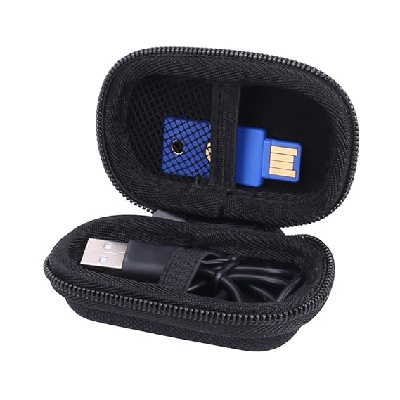 Carrying Hard Case for USB FIDO U2F Security Key fits Yubico YubiKey