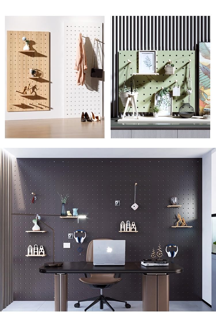 Wooden Workbench HJZALMI Wall Pegboard, Easy Installation Kitchen