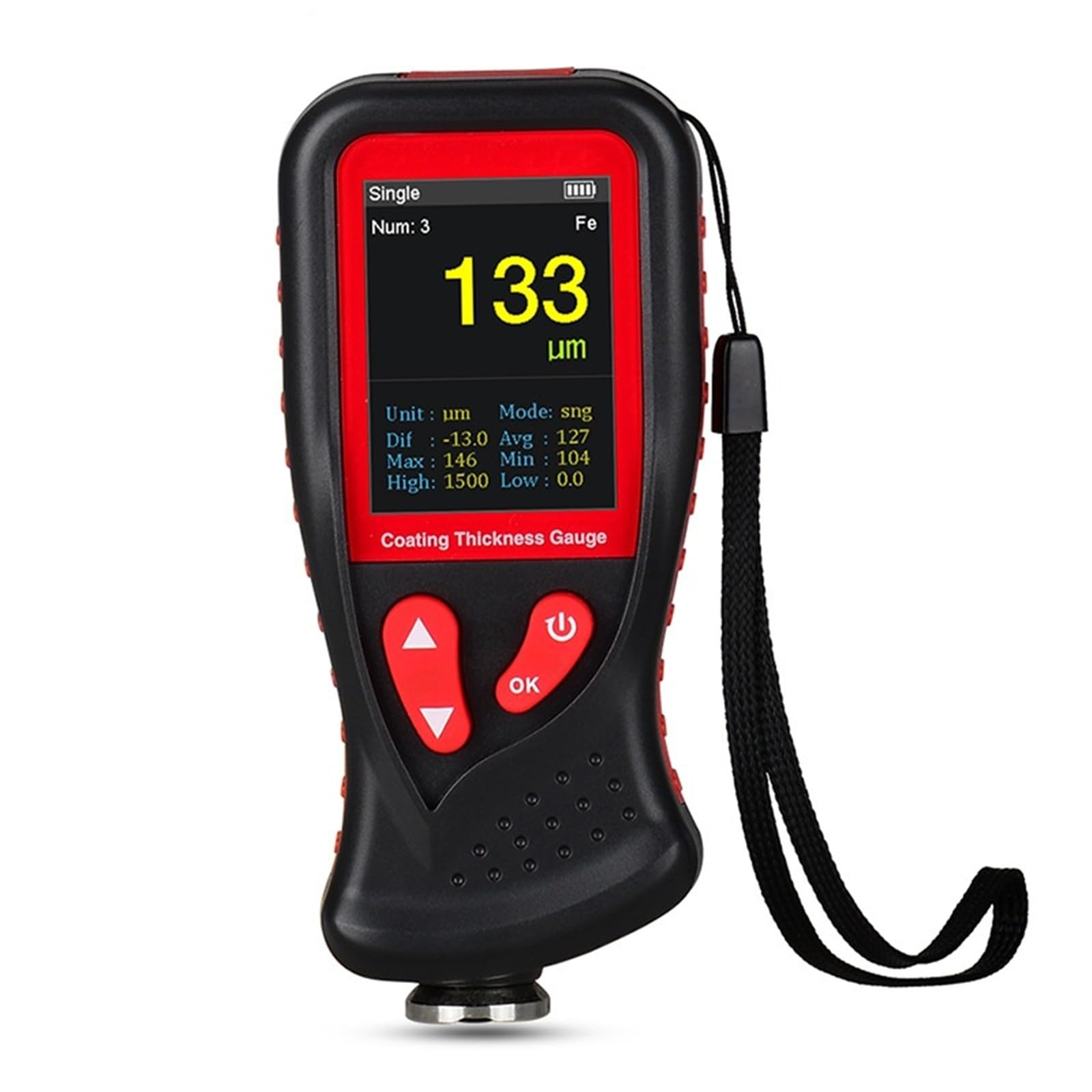 Thickness Gauge T230 High-Precision Dual-Type Substrate Coating Thickness Gauge Easy to Carry