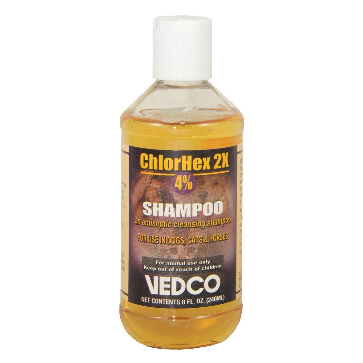 Chlorhex 2x 4% Shampoo, 8 Oz.