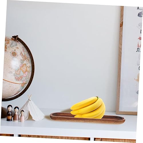 Miniatura 7 de BESTOYARD Ensaladera de madera bandejas de madera ensaladera de madera bandeja de aperitivo cesta de pan de madera tazón de madera bandeja de sushi