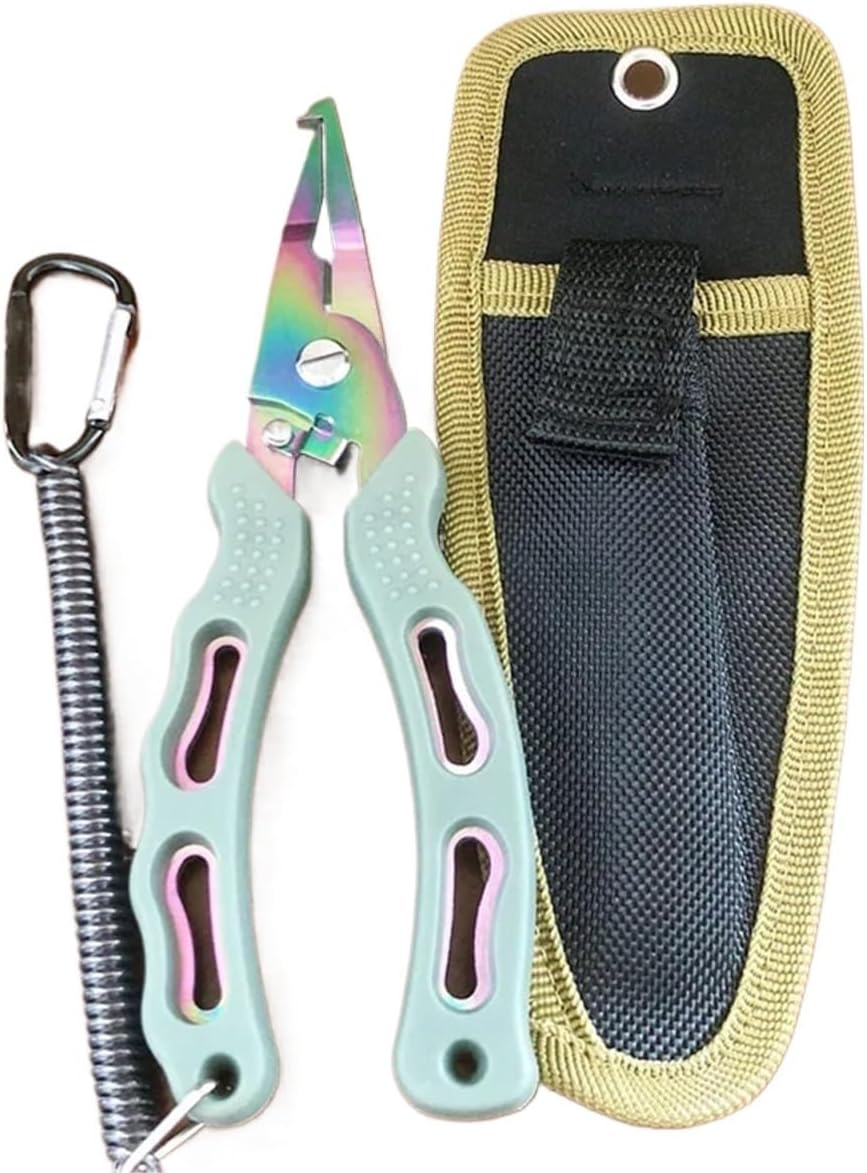 Multifunctional Lure Fishing Pliers Fish Mouth Control Clamp Hook Lifter Line Cutter Fishing Tool