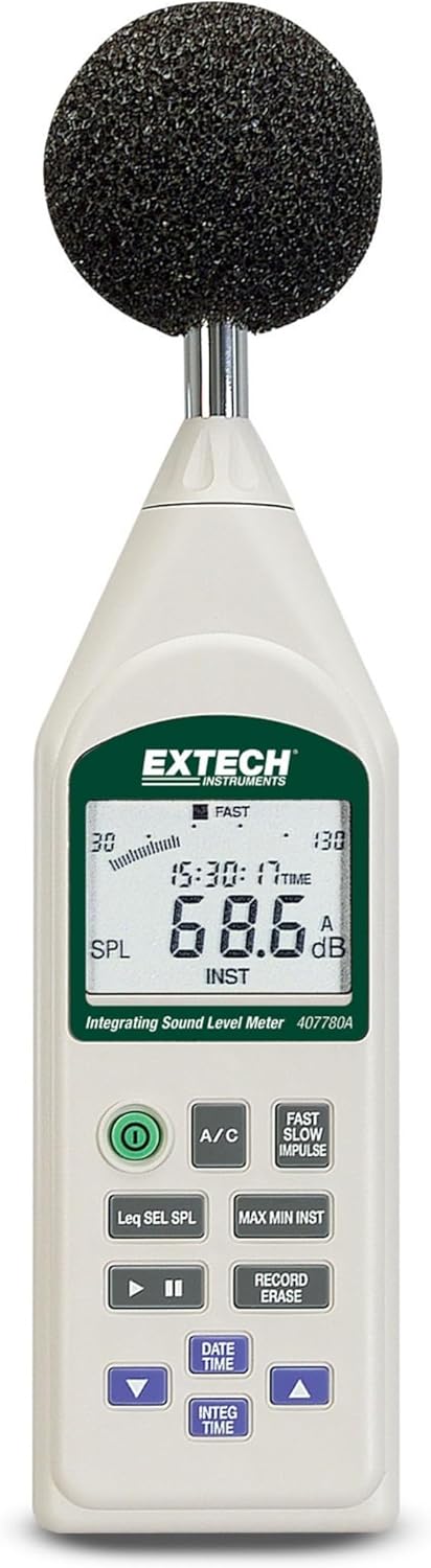 Extech 407780A Integrating Sound Level Meter with USB