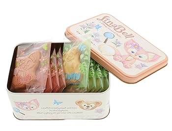Amazon.co.jp: リーナベル クッキー 缶 買い物袋付き ダッフィー