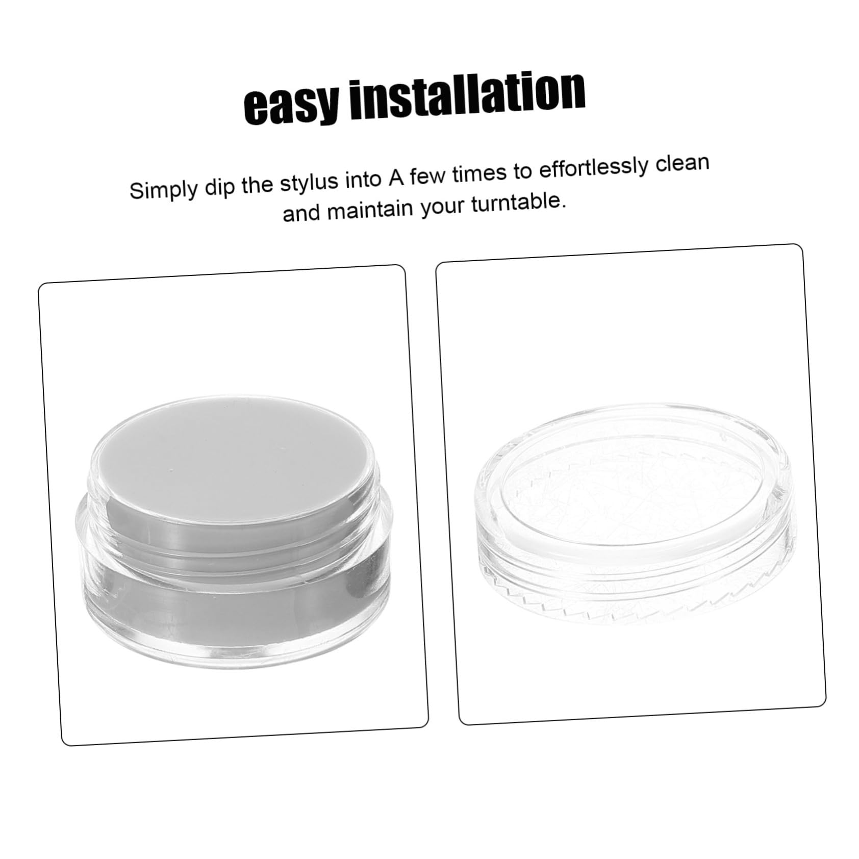TOYANDONA 5pièces Stylus Cleaner Gel pour Aiguilles De Vinyle Nettoyage des Stylus Accessoire pour Platines Et Disques Vinyles
