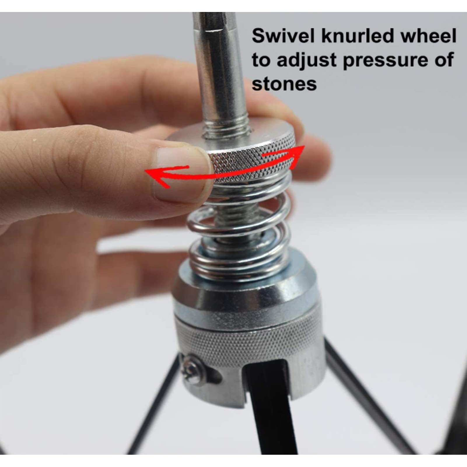 KIMISS Honer de Cylindre de Moteur, Outil de Déglaçage de Cylindre de Moteur en Métal Honer Réglable de 2 à 7 Pouces Accessoire de Réparation Automobile en Métal à 3 Mâchoires