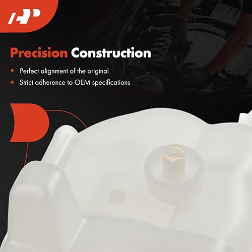 Miniatura 4 de A-Premium Tanque de depósito de recuperación de desbordamiento de refrigerante presurizado con tapa y tubo para DOHC, V6 3.5L 3.6L Compatible con